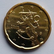 FINLANDIA  2017 20 CENTÓW UNC !!!!!!!!!!