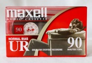 Maxell UR C-90 *NOWA, FOLIA, JAPAN, JEDYNA 1997 z USA 
