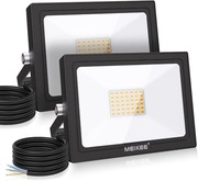 MEIKEE 2x Reflektor LED 35W 3000LM IP66 MOCNY! ciepła biel