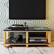 Stolik hi-fi regał audio na gramofon płyty winylowe FOS