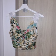 Krotki top na lato Zara r. 36 S