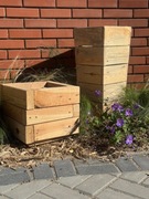 Donice drewniane ogrodowe