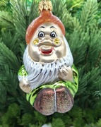 Bombka Choinkowa Szklana Gapcio czapka pomarańczowa 63GAP Prezent !