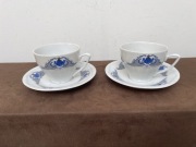 Bogucice Dwie Stare Filiżanki z Prl