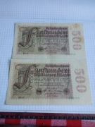500 000000Mark Niemcy 2nr po sobie 1923rok