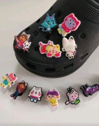 Przypinki Koci domek Gabi  do crocs 12szt 