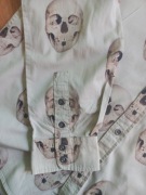 Koszula w czaszki   vintage 