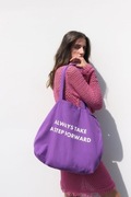 ZARA - TORBA SHOPPER Z NADRUKIEM