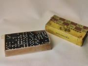 Stare drewniane DOMINO z okresu PRL