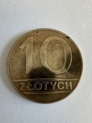 Moneta 10 zł 1989 stan bdb 