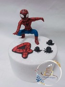 Figurki z masy cukrowej Spiderman ręcznie robione na zamówienie 