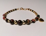 Bransoletka tygrysie oko i hematyt
