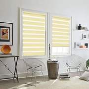 Roleta okienna dzień i noc z napinaczem bez wiercenia beżowa 85x150cm