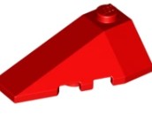 LEGO LEFT ROOF TILE 2X4 RED 6431121/43710
