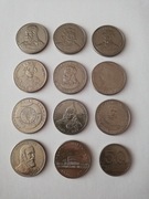 MONETY 50ZŁ PRL: ZESTAW 12 SZTUK