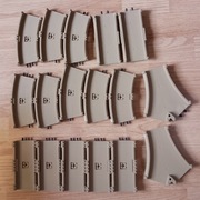 Lego Dark Tan Track System 17 elementów 42942+42938+42936+42941