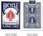 Karty Bicycle Rider Back Niebieskie