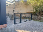 Brama dwuskrzydłowa, furtka wejściowa,ogrodzenie panelowe