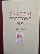 Klaser jubileuszowy TOM XX +znaczki pocztowe polskie czyste** 1994-1995r.