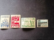 Znaczki ligi morskiej 1945r