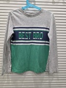 Bawełniana bluzka koszulka z długimi rekawami rozmiar 122/128