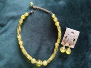 Zestaw biżuterii kolia + kolczyki