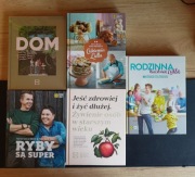 Zestaw pięciu książek kuchnia Lidla