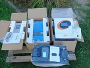 Falowniki hybrydowe, Magazyn Energii 24V 48V BMS 200A, ATS bezpiecznik 300A