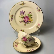 RC Rosenthal 1901-  zestaw trio antyk filiżanka ecru 