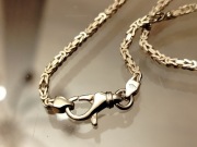 Nowy złoty łańcuszek splot królewski pr. 585