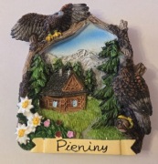 Magnes na lodówkę ceramiczny PIENINY Trzy Korony Dunajec Sromowce(42) 