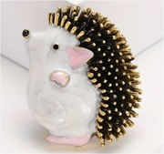 Broszka Jeż Jeżyk Masa Emalia Złoty Kolor Przypinka Pins exclusive Gift