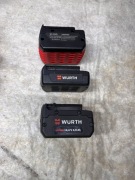 Baterie Bosch Wurth 14,4V 4.0Ah 1.5Ah akumulatorki do wkrętarki