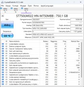 Dysk twardy 2.5' Seagate ST750LM022 HN-M750MBB 750GB - SPRAWNY SMART