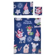 Pościel świąteczna 3 elementy - dla lalki typu Paola Reina, Barbie