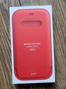 Etui Apple Leather Sleeve iPhone 12 Pro Max skóra czerwony Product Red