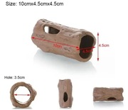 Ceramiczy tunel korzeń ozdoby do akwarium