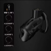 KLATKA NA PENISA PAS CNOTY Z ZAPIĘCIEM NA KLUCZ BDSM CHASTITY CAGE