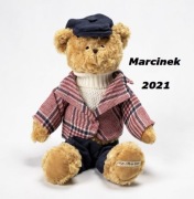 Miś TVN 2021 MARCINEK Podaruj Misia 16 edycja Rossmann Marcin nowy w folii