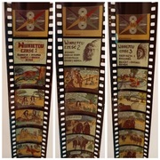 Winnetou cz.1,2,3 klisze Bajka Bajki na Rzutnik projektor Bajek Ania retro