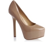 Zara Przepiękne szpilki na koturnie Nude r:38