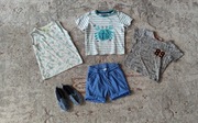 Zestaw ubrań letnich dla chłopca r. 80/86