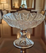 Patera, owocarka szklana z czasów PRL