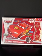 Puzzle Auta Zygzak Disnep Trefl w bardzo dobrym stanie