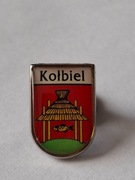 Herb gmina Kołbiel przypinka pin odznaka wpinka