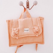 Lniany plecak dla dziecka 2-6 lat, przedszkole