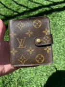 Oryginalny LV Louis Vuitton monogram porfel LV portmonetka  compact portfel