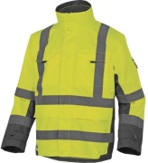Kurtka odblaskowa Delta Plus Tarmac 4w1, rozmiar XXL, żółto-szary