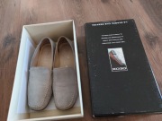 Geox Respiria mokasyny półbuty damskie naturalna skóra welur kozi 37