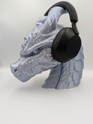 Stojak na słuchawki – Głowa Smoka 3D | 26 cm